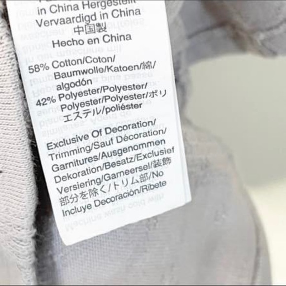 Madewell Grey Lilac Scoop Neck Pointelle Ribbed Tee - Picture 10 of 11